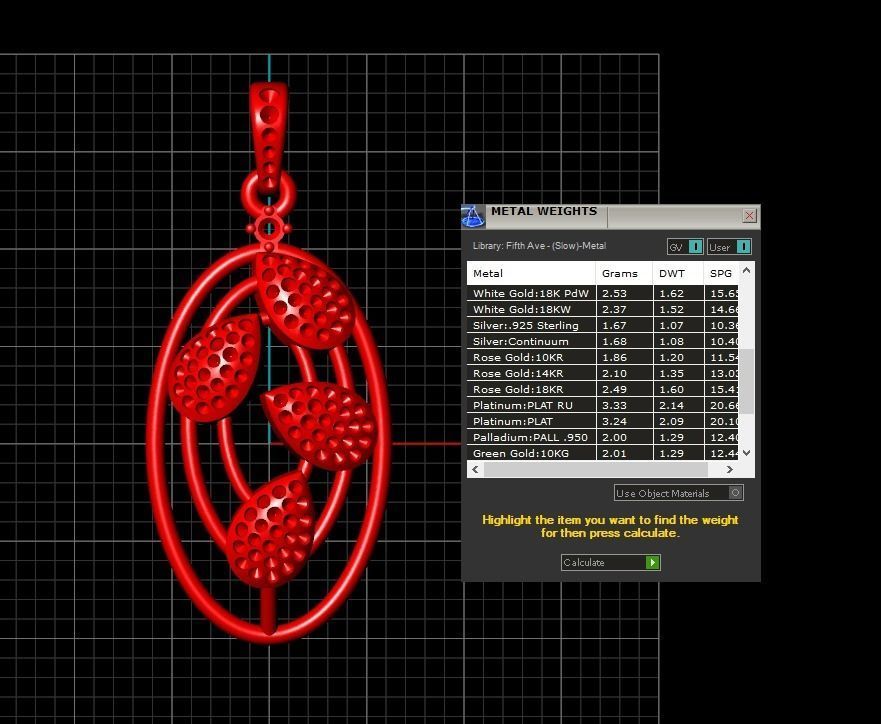 Pendant 464 3D print model_10