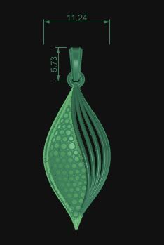 Pendant 462 3D print model_6