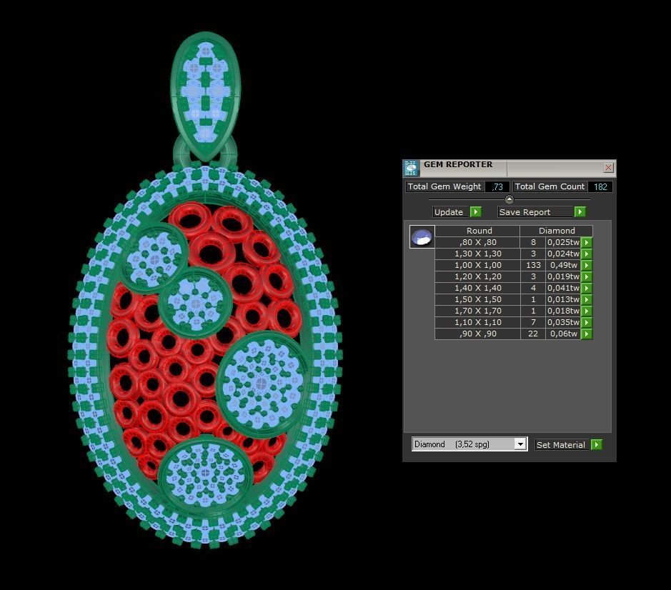 Pendant 459 3D print model_5