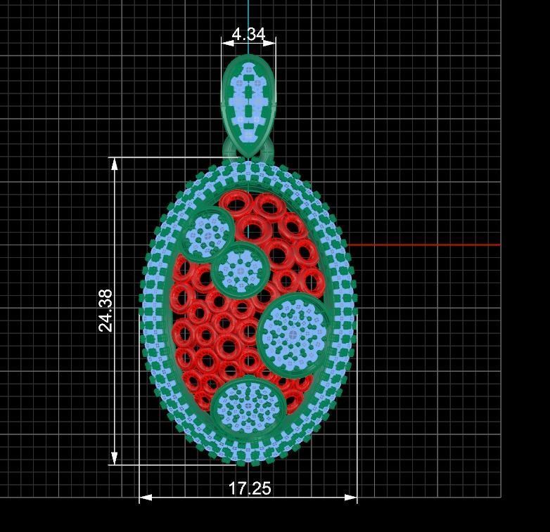 Pendant 459 3D print model_8