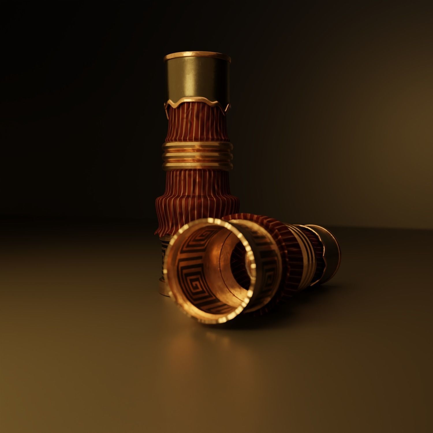 3D Arm-Guard Low-poly 3D model_4