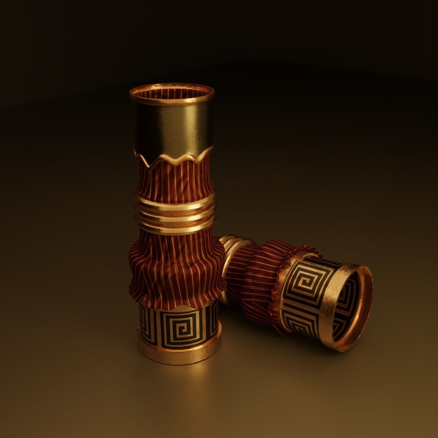 3D Arm-Guard Low-poly 3D model_5