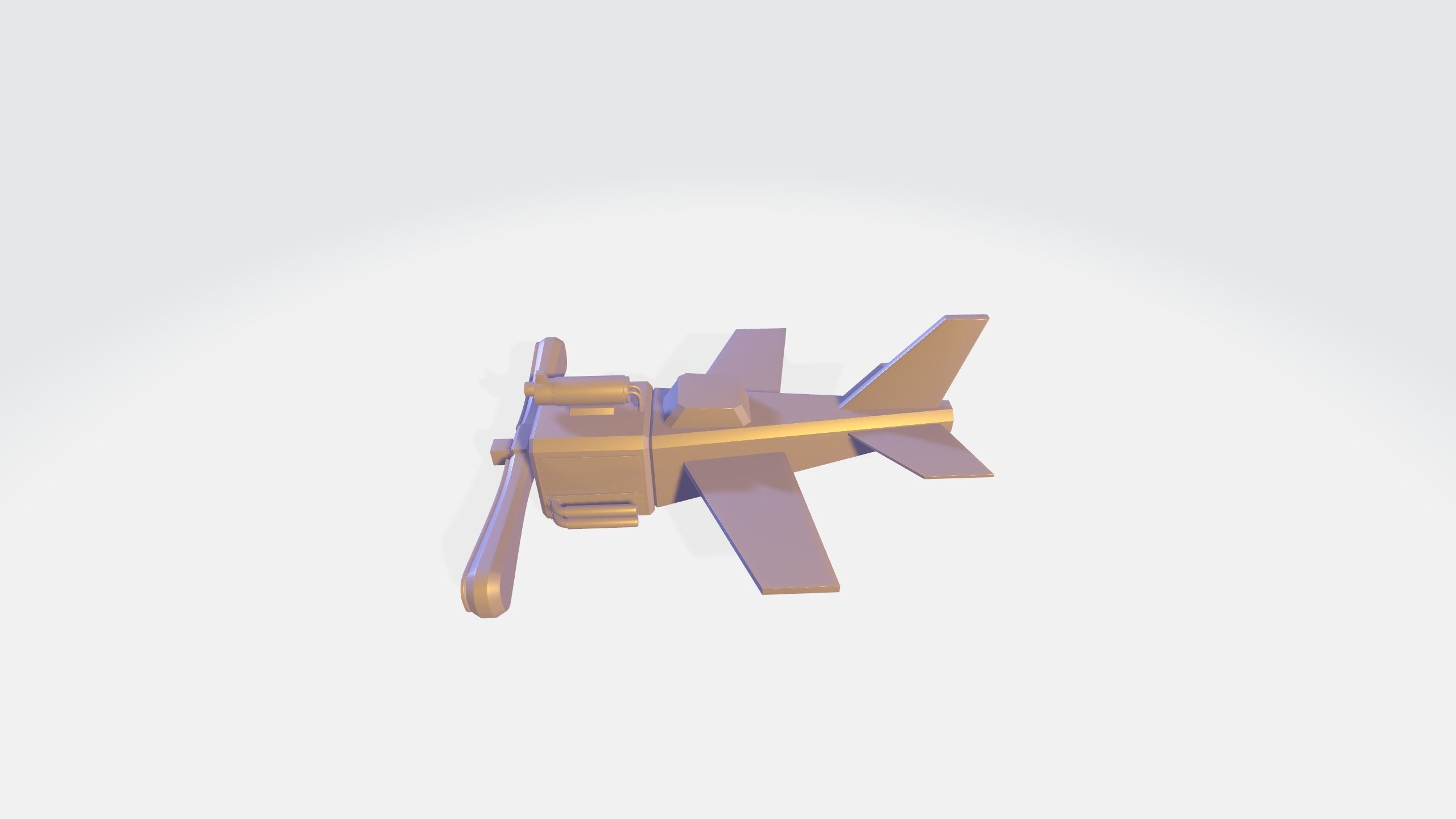 3D model War propeller plane VR / AR / low-poly | CGTrader