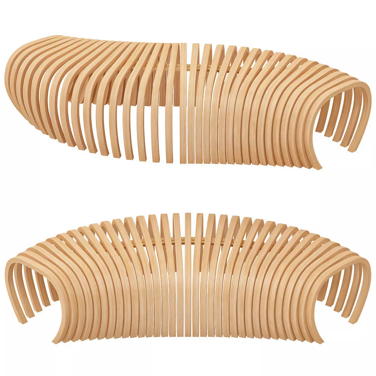 RIBS Bench By Design By Them 3D model