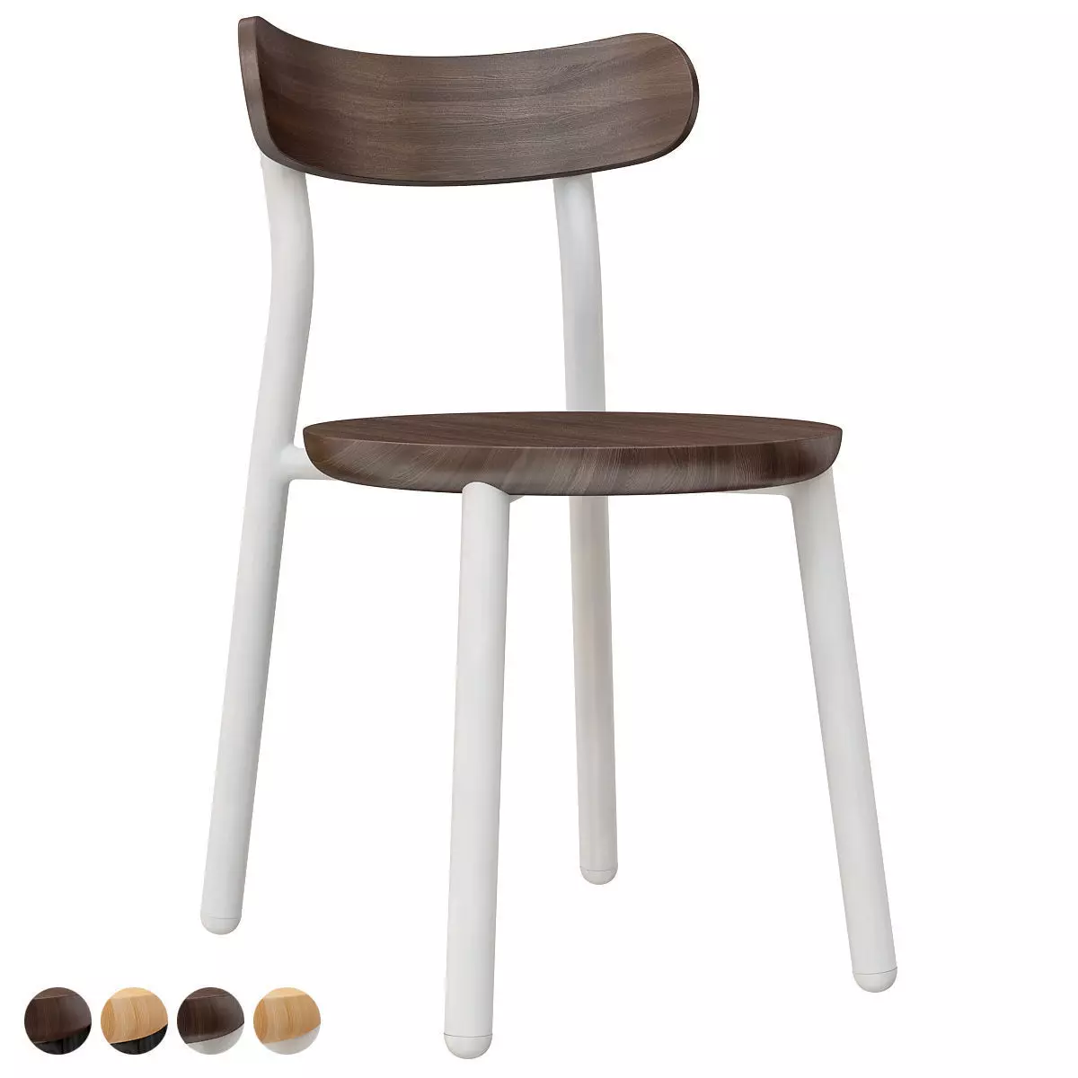 Design By Them Wooden Chair 3D model