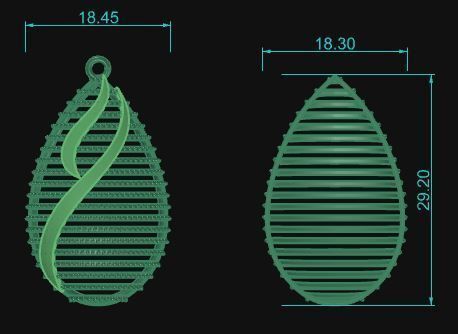 Pendant 448 3D print model_6