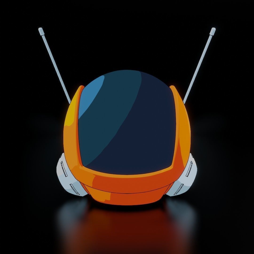 Great Saiyaman Helmet 3D print model_8