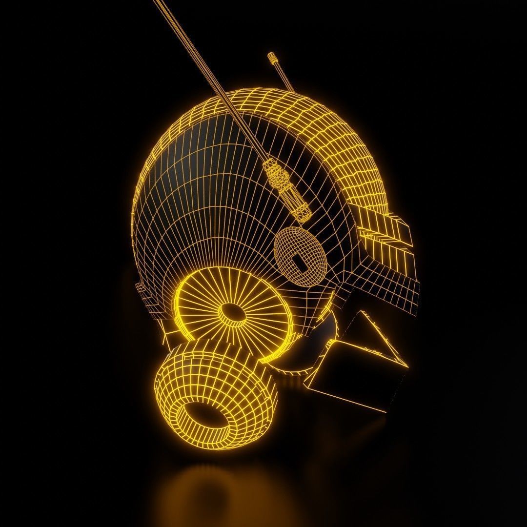 Great Saiyaman Helmet 3D print model_10