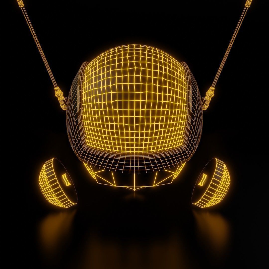 Great Saiyaman Helmet 3D print model_11