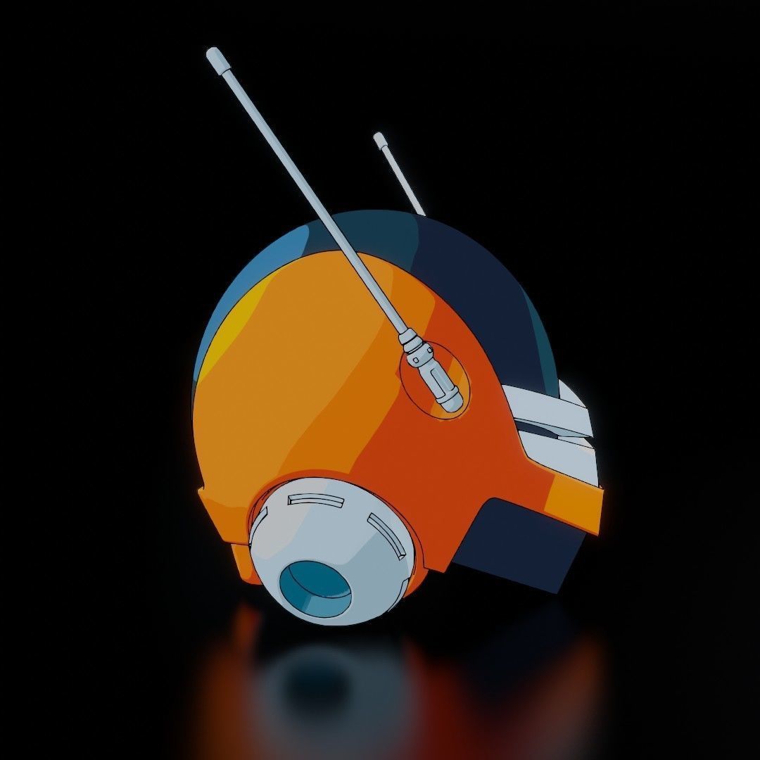 Great Saiyaman Helmet 3D print model_7