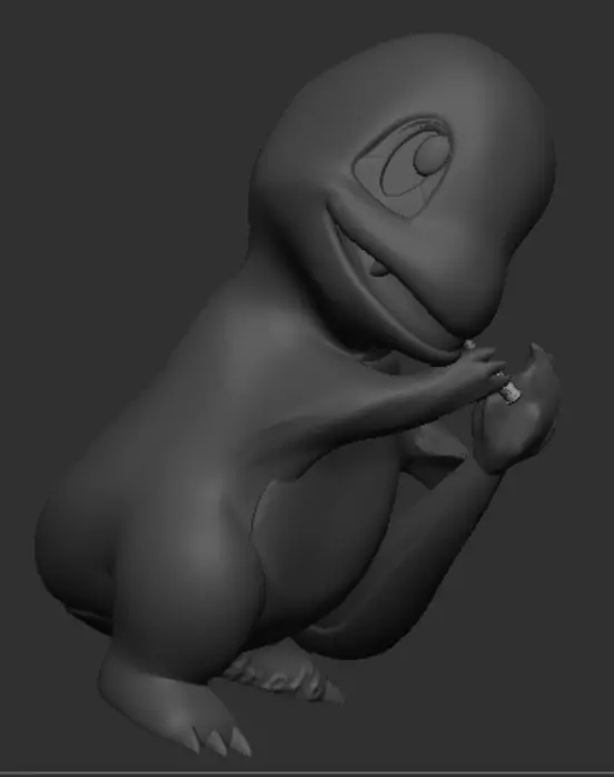 CharmanderSmokingBlunt 3D print model