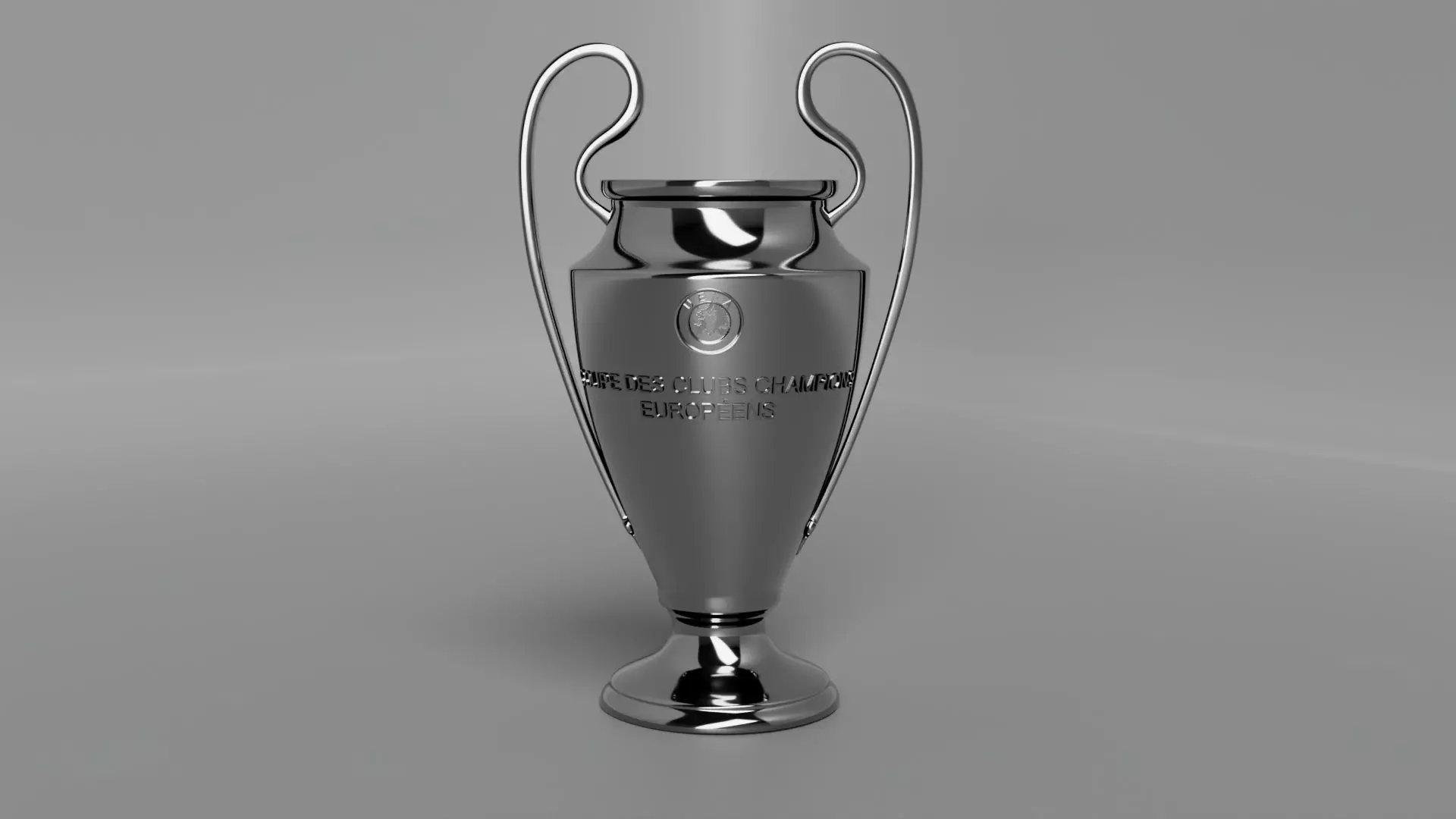 UEFA Champions League-UCL Trophy 3D model_0