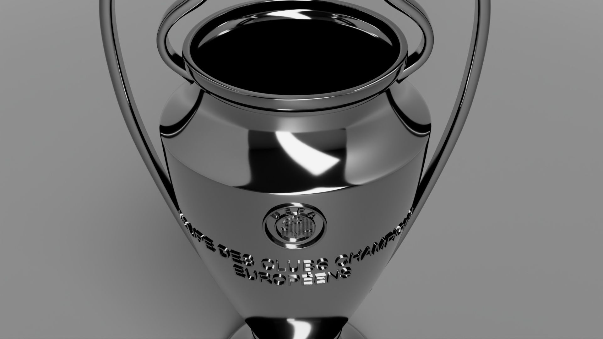 UEFA Champions League-UCL Trophy 3D model_4