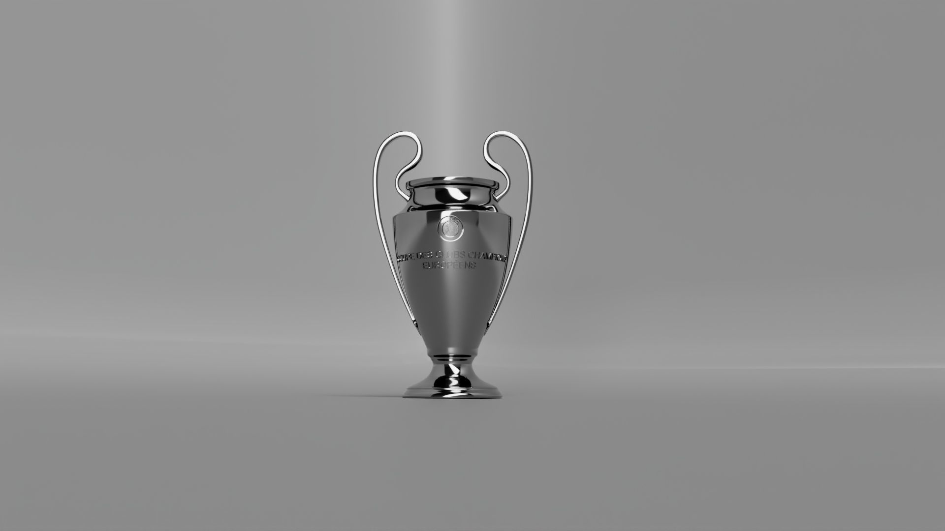 UEFA Champions League-UCL Trophy 3D model_1