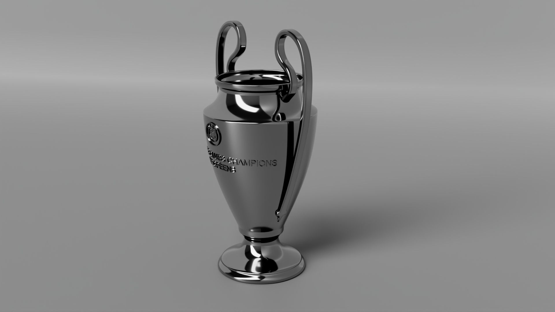 UEFA Champions League-UCL Trophy 3D model_2