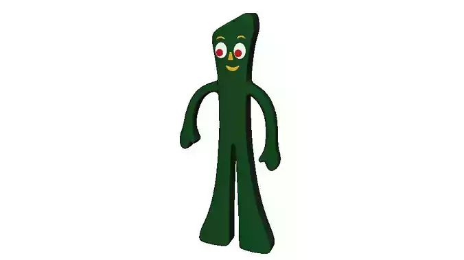 Gumby character - Low ploy