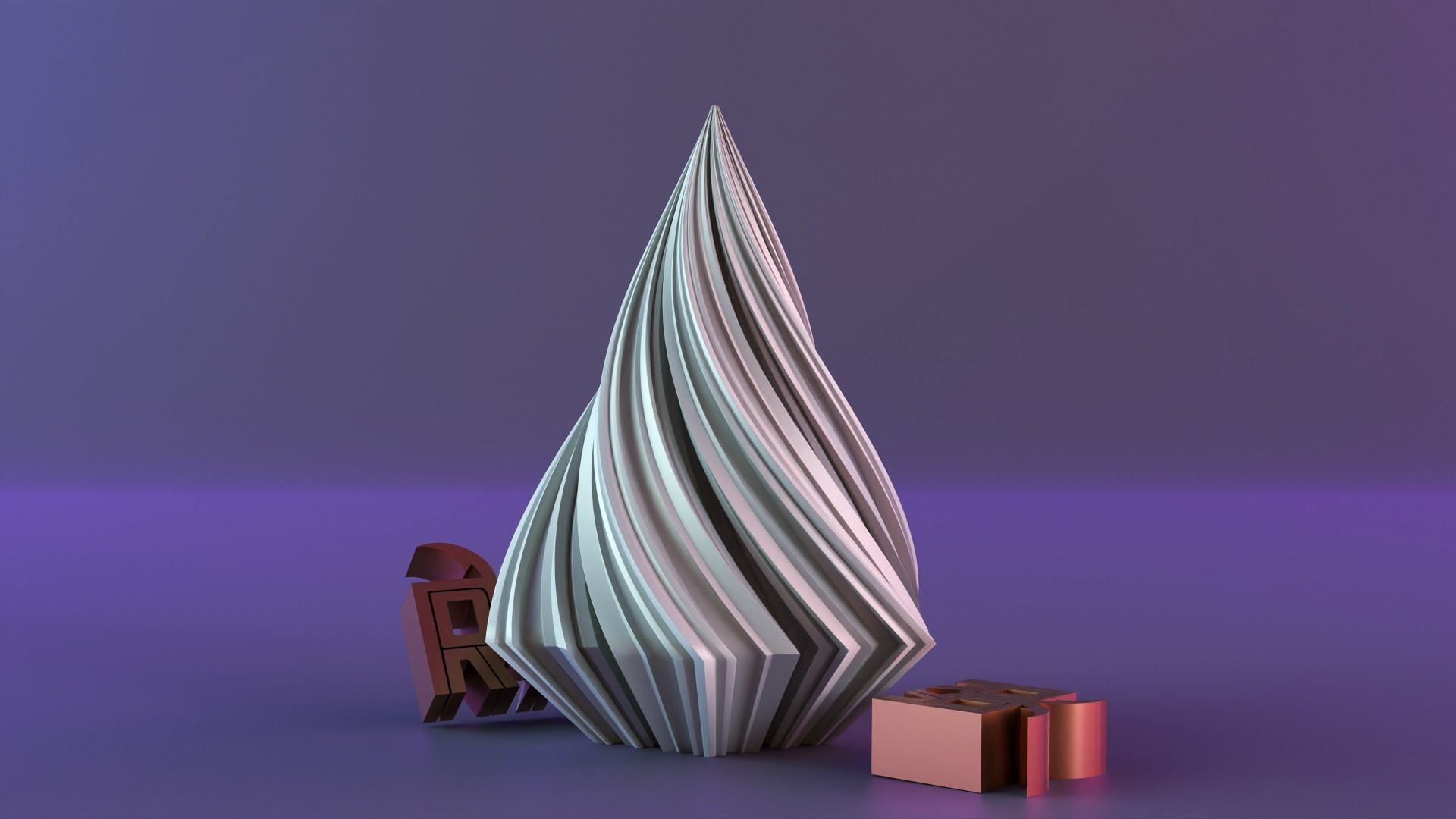 Christmas Tree Candle  3D print model_1