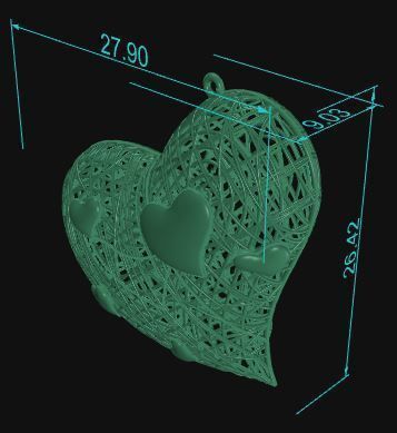 Pendant 433 3D print model_8