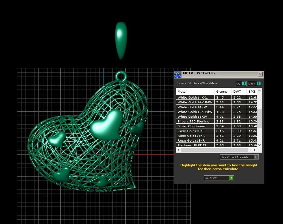 Pendant 433 3D print model_10