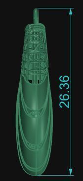 Pendant 432 3D print model_7