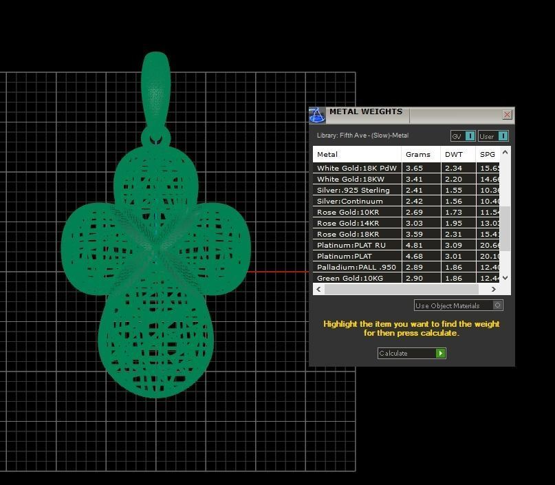Pendant 475 3D print model_10