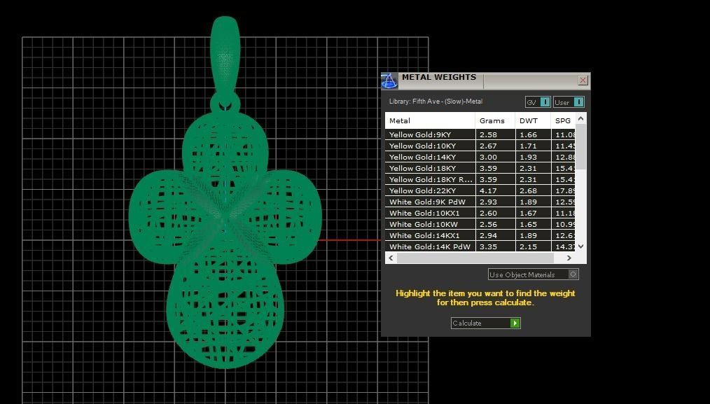 Pendant 475 3D print model_9