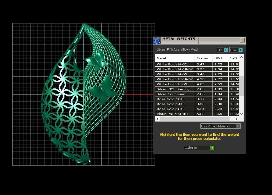 Pendant 473 3D print model_10