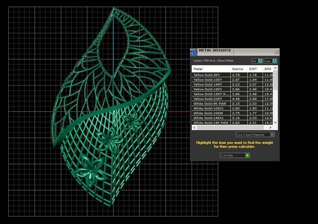 Pendant 472 3D print model_9