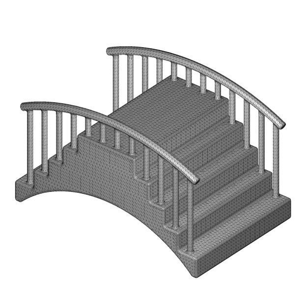 Toddler Bridge Toy 3D model_3