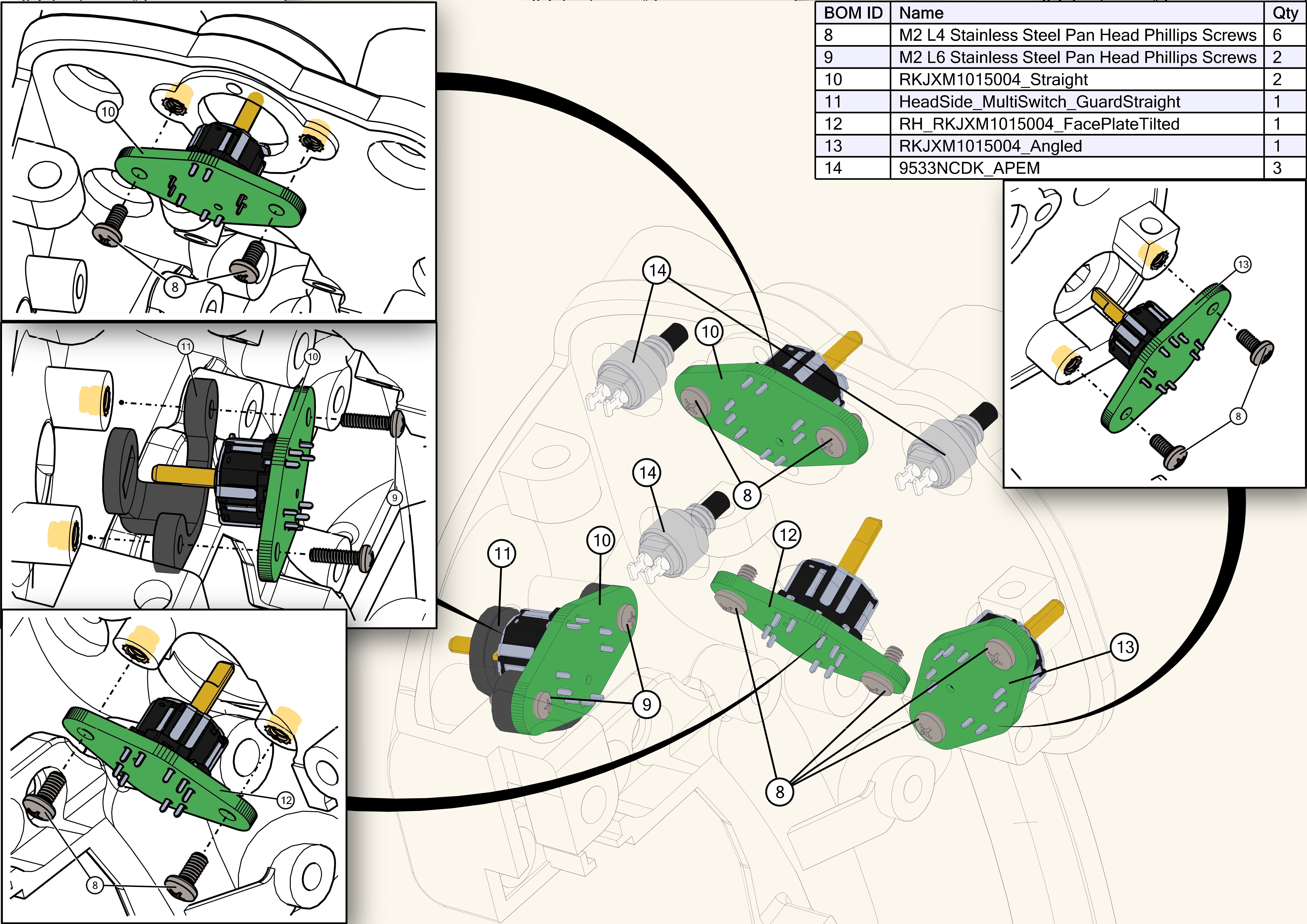 Flanker style stick 3D print model_10