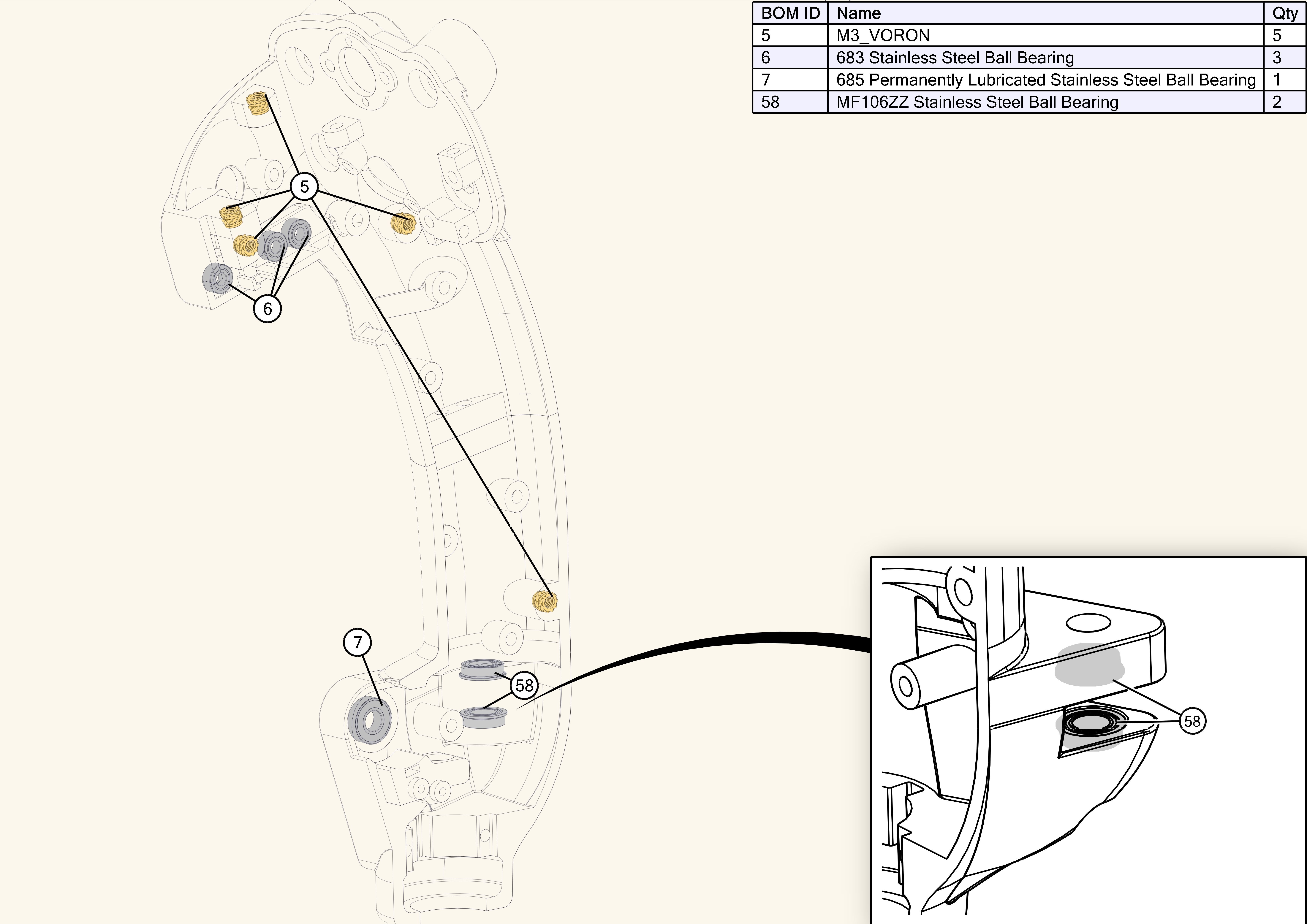 Flanker style stick 3D print model_9