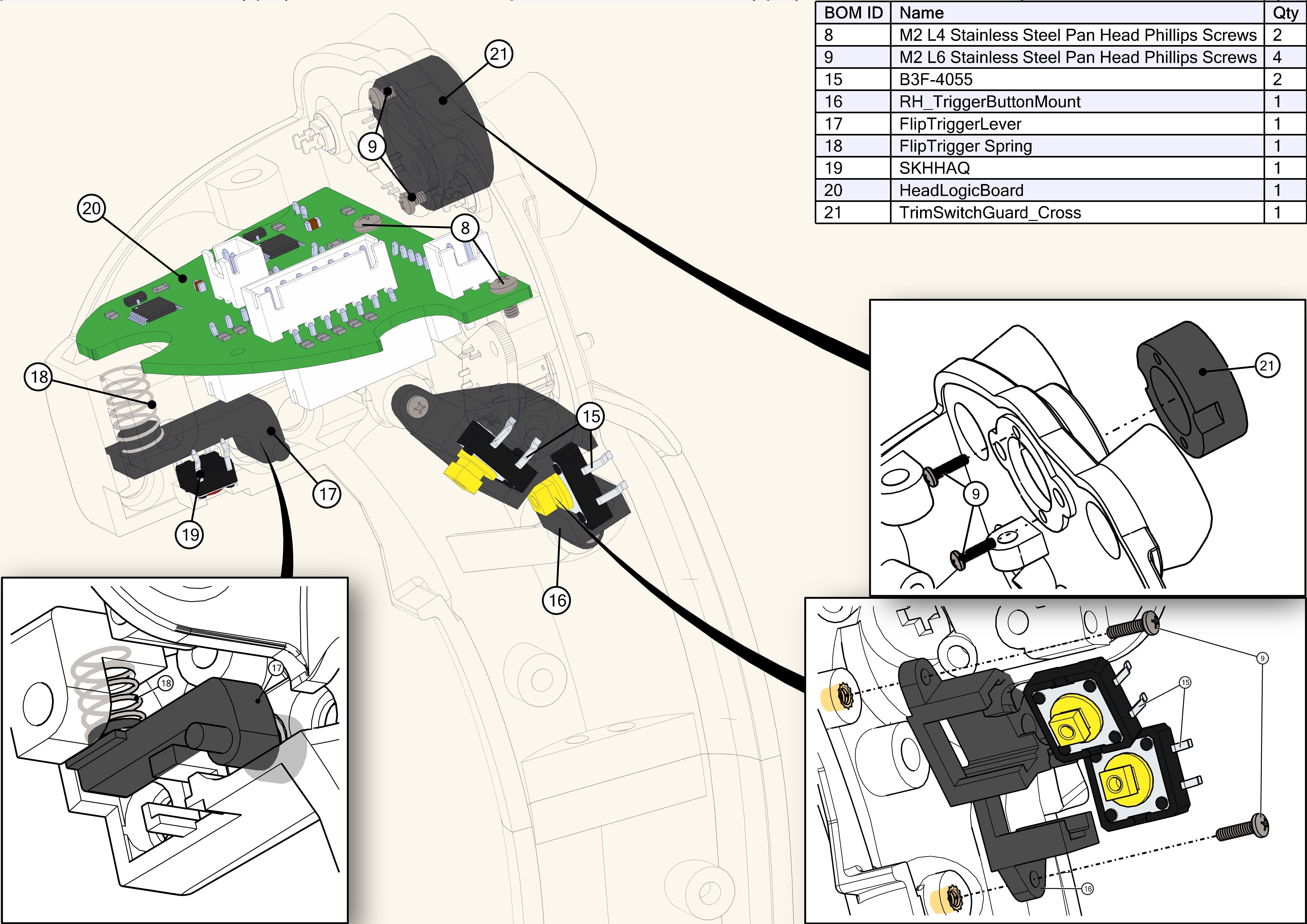 Flanker style stick 3D print model_11