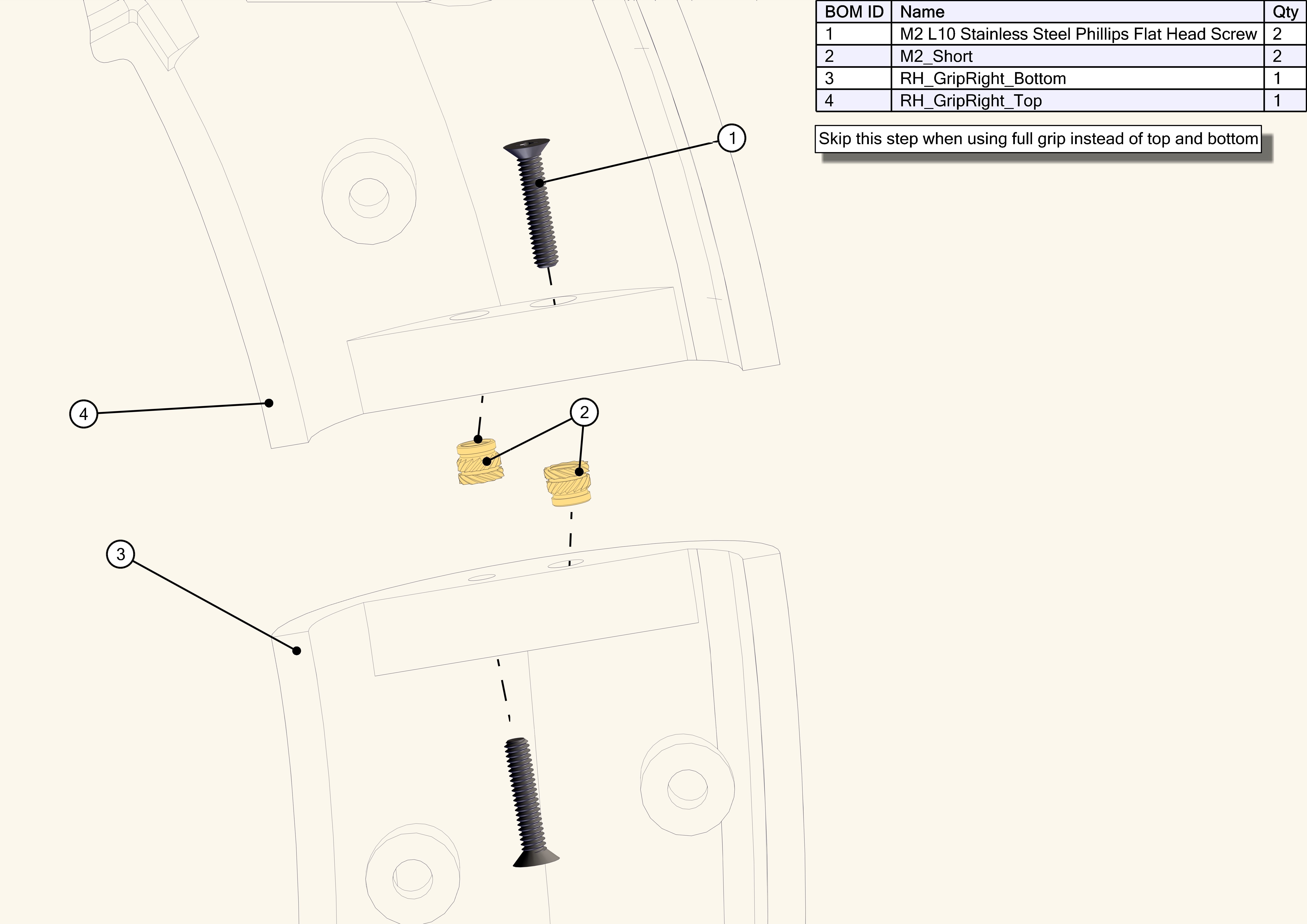 Flanker style stick 3D print model_7