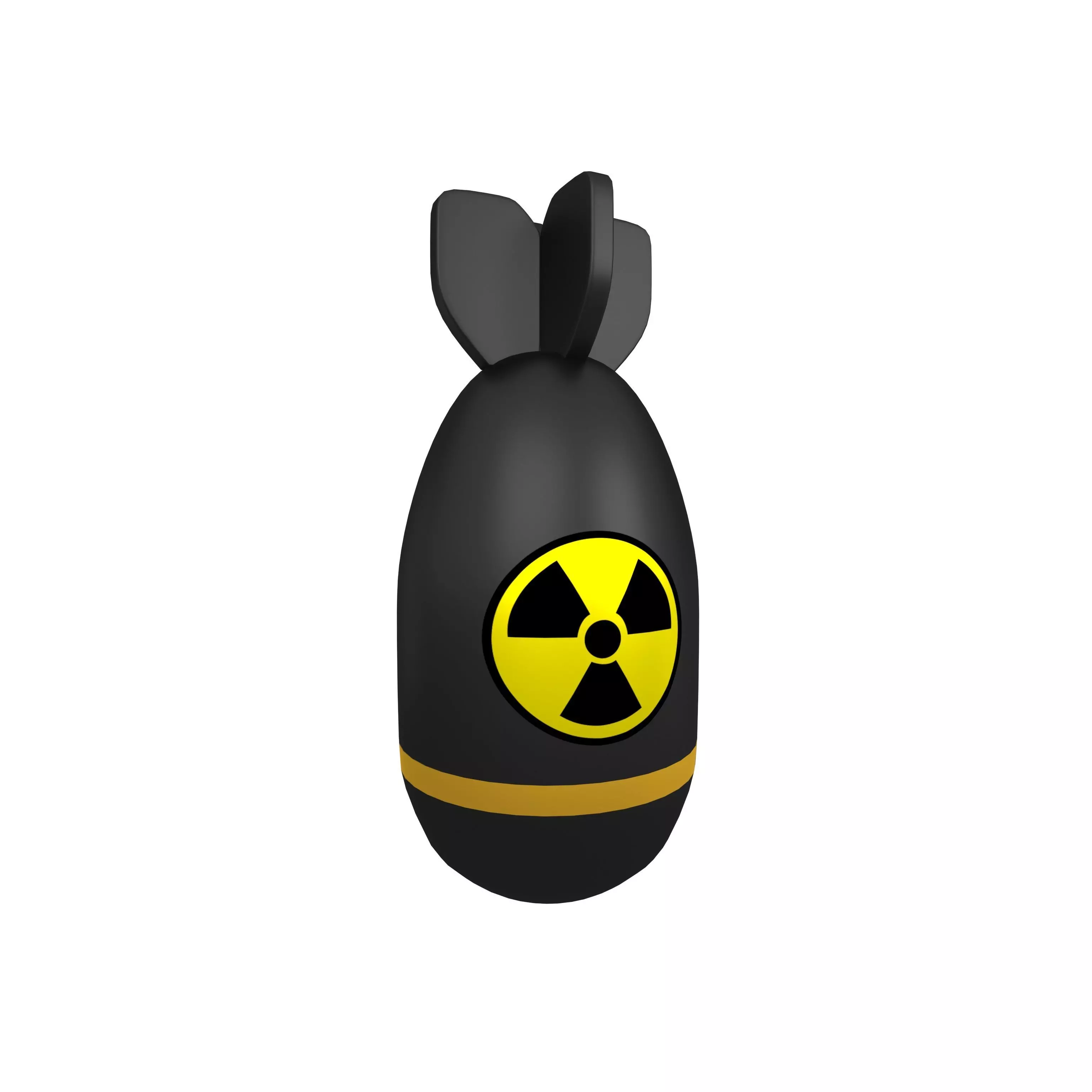 Nuclear Bomb v1 004 Low-poly 3D model_0