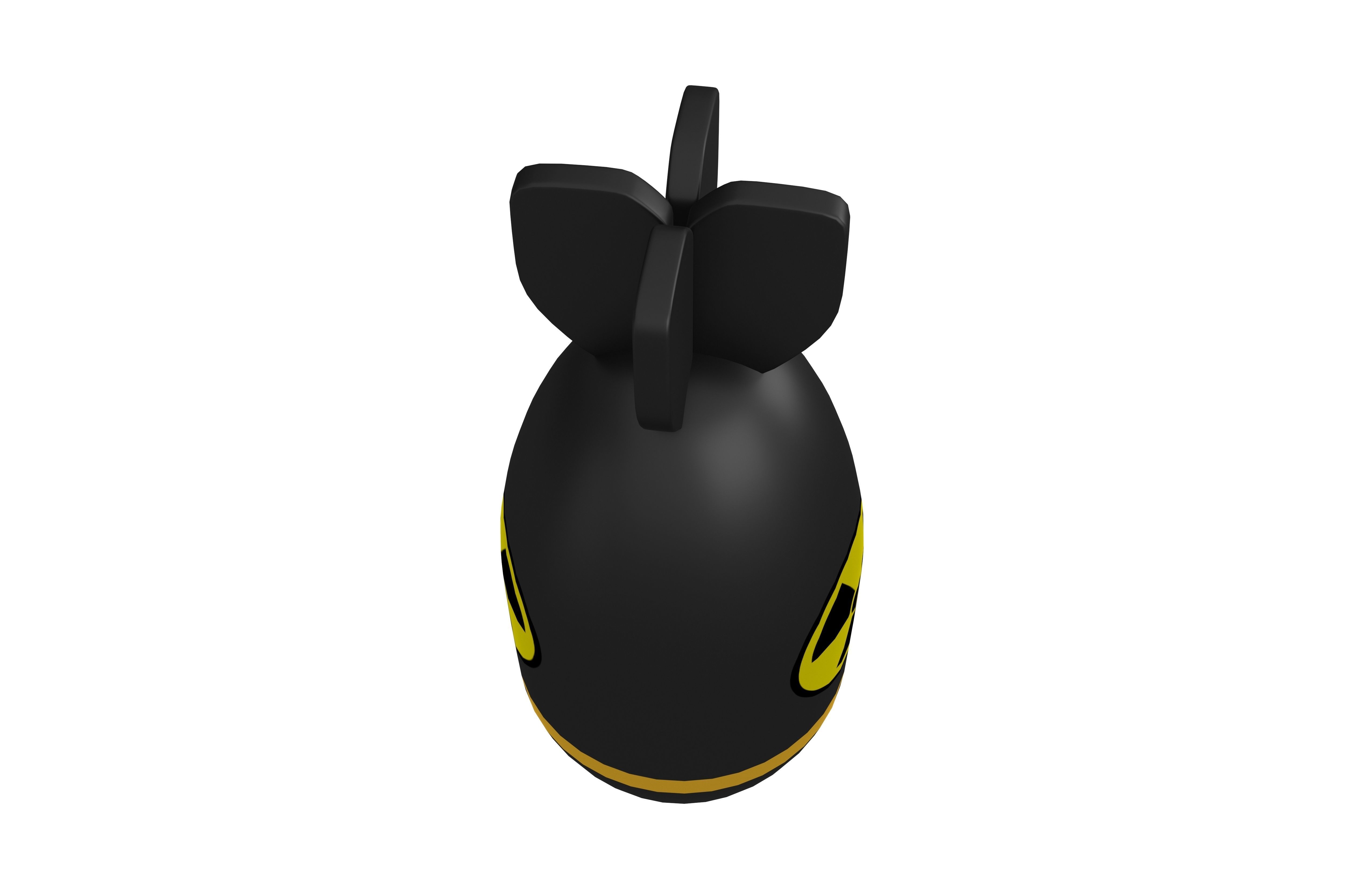 Nuclear Bomb v1 004 Low-poly 3D model_2