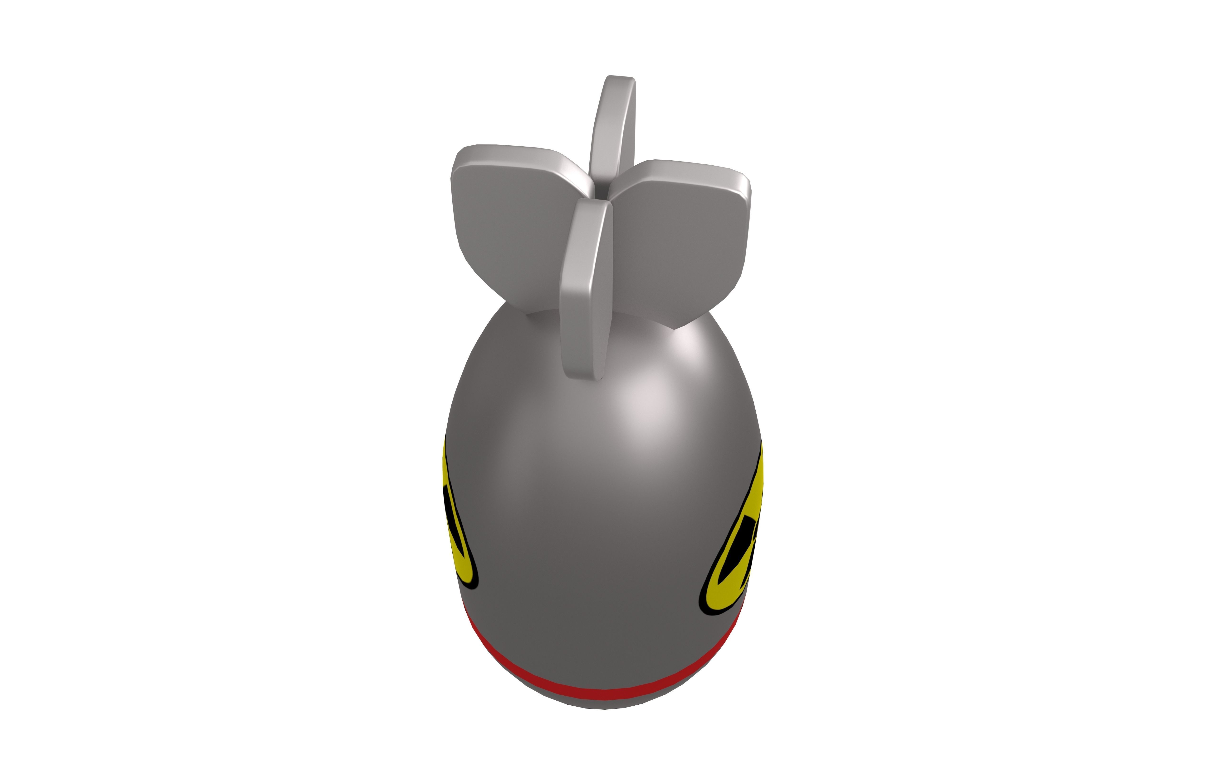 Nuclear Bomb v1 005 Low-poly 3D model_1