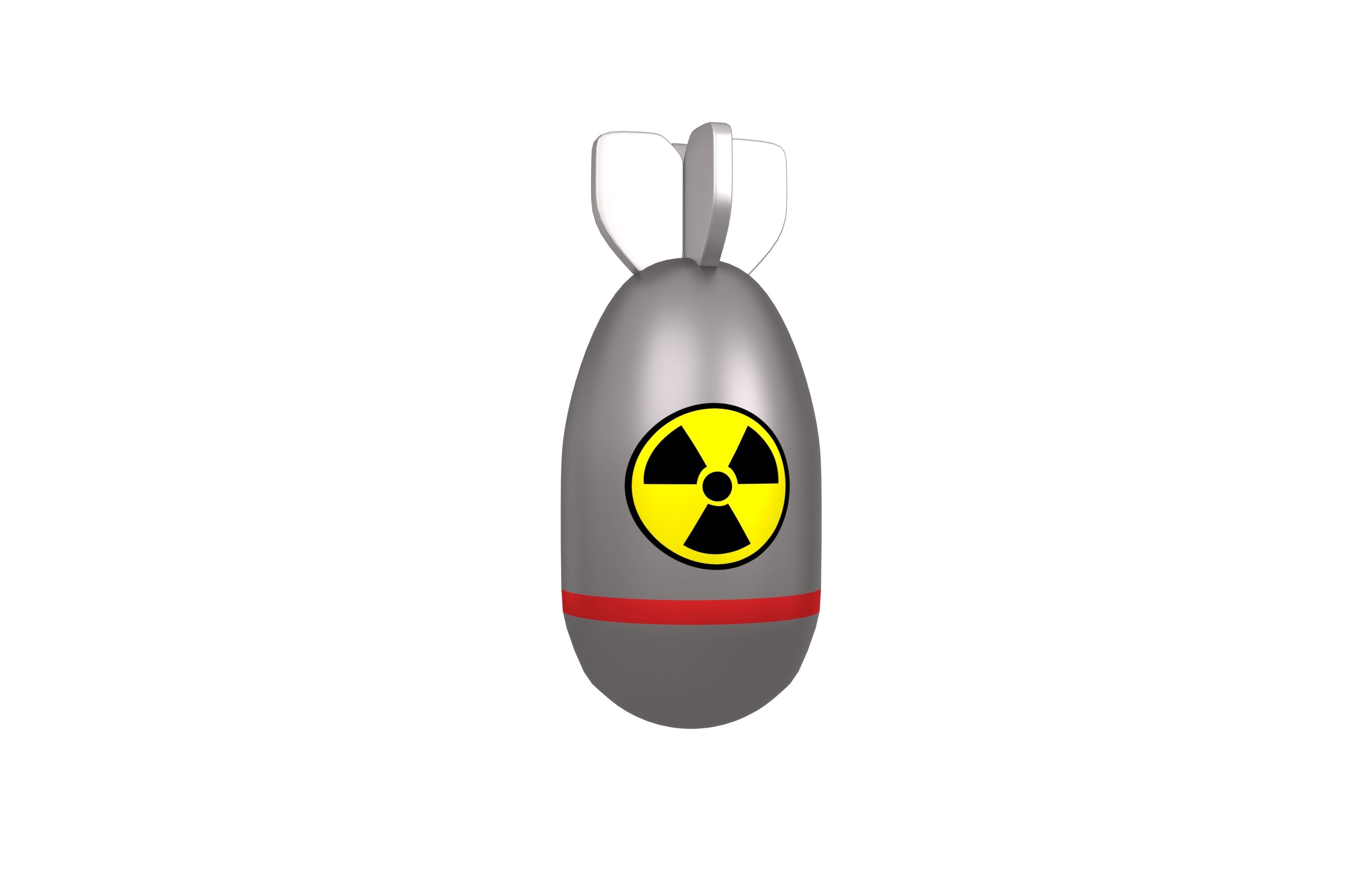 Nuclear Bomb v1 005 Low-poly 3D model_2