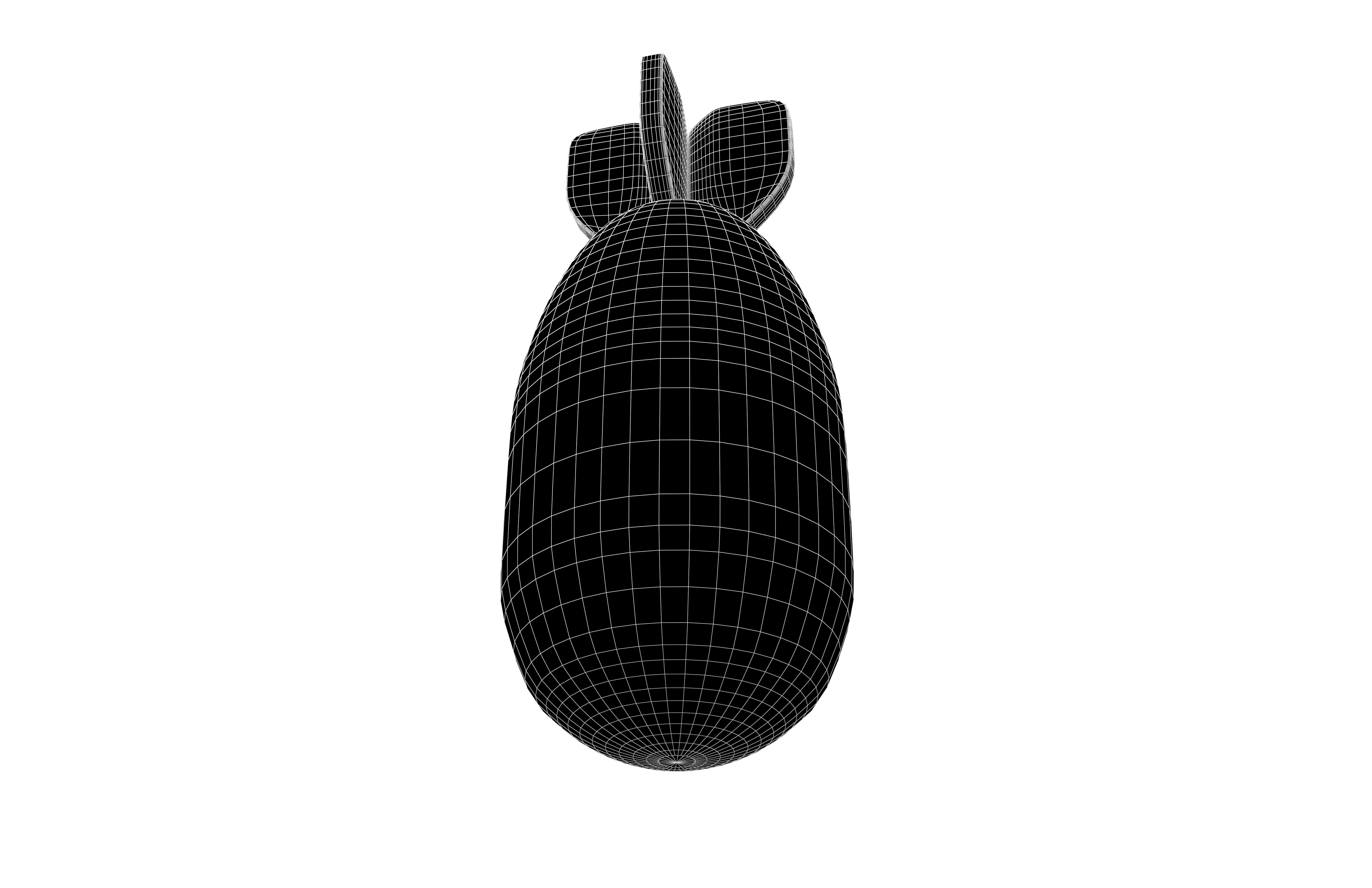 Nuclear Bomb v1 005 Low-poly 3D model_6