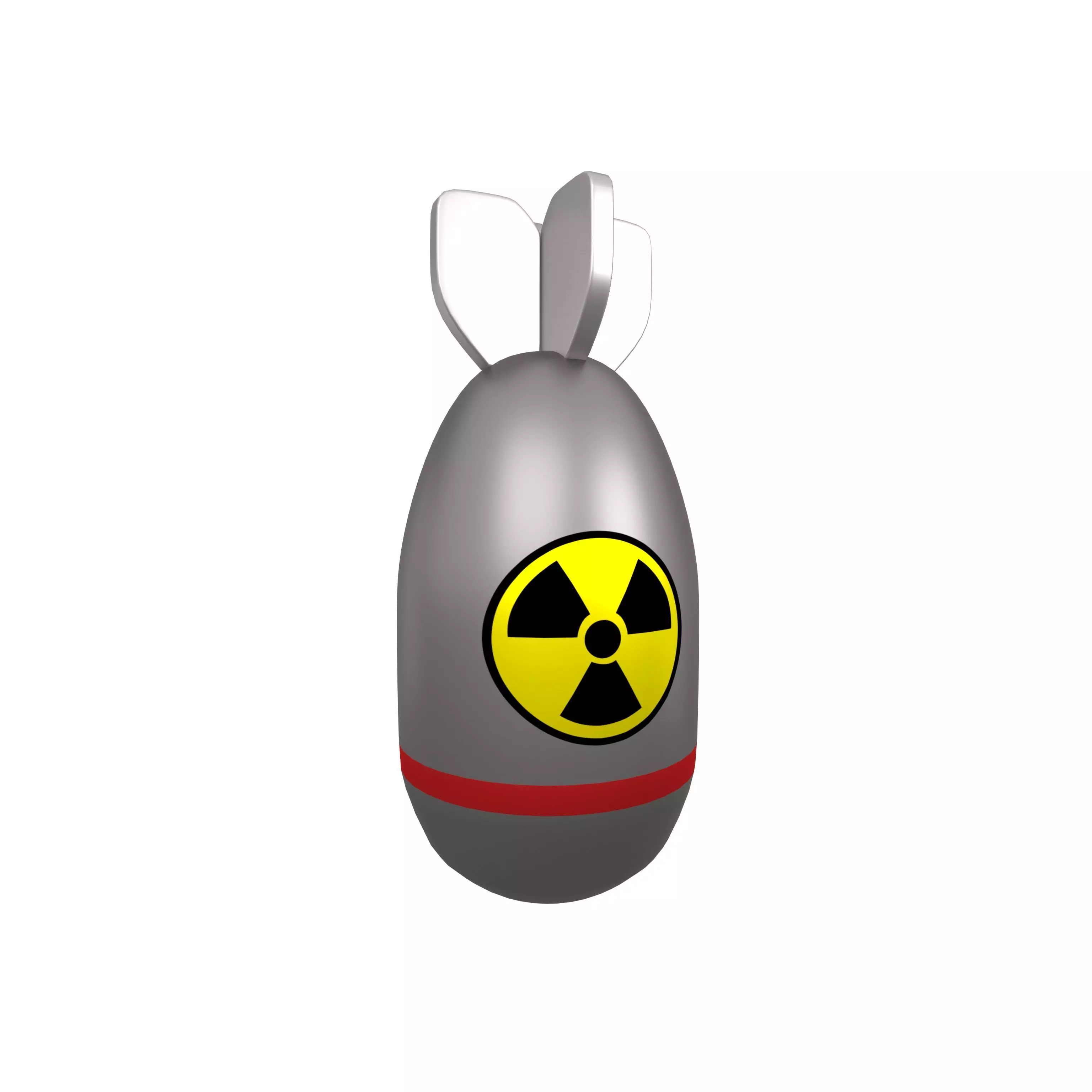 Nuclear Bomb v1 005 Low-poly 3D model_0