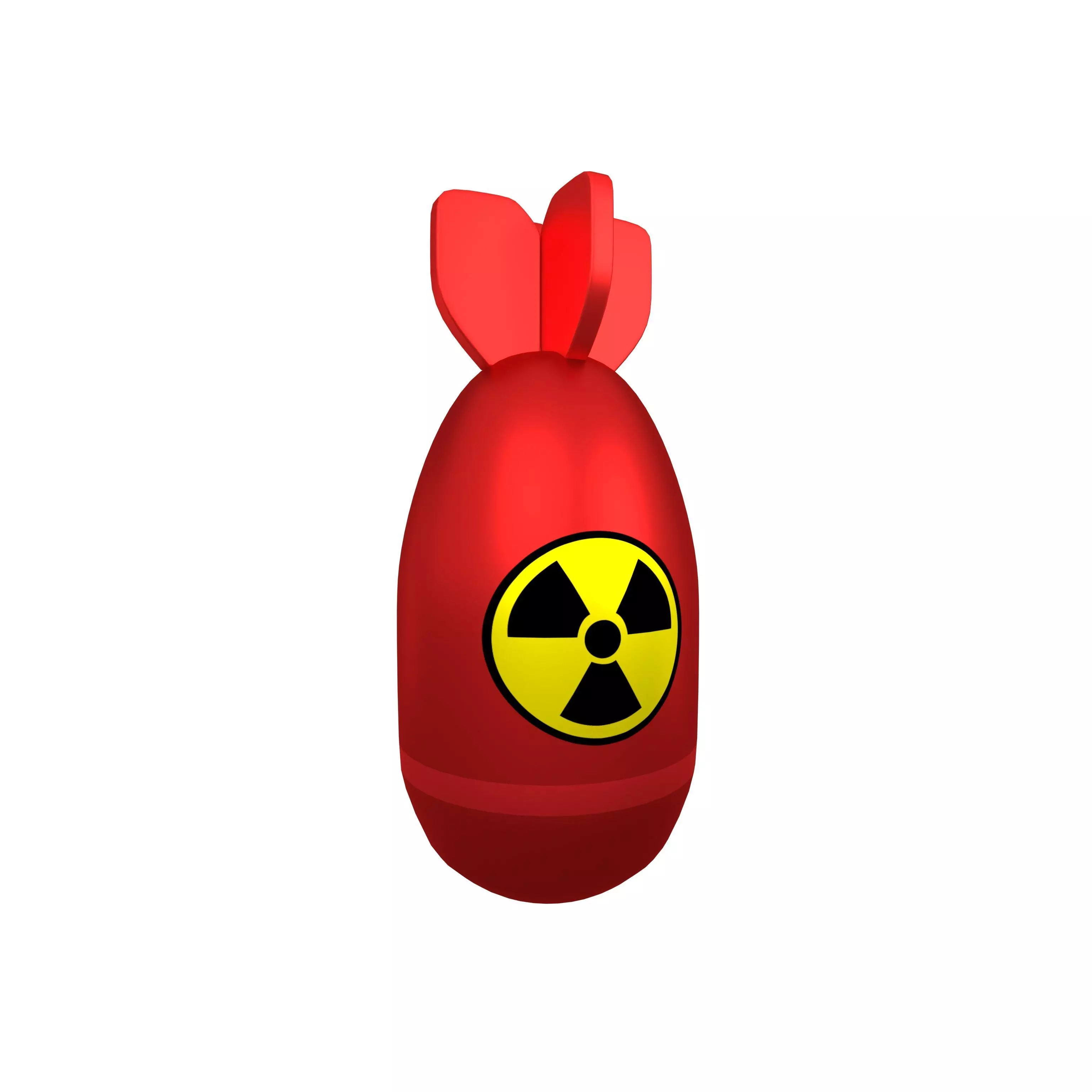 Nuclear Bomb v1 006 Low-poly 3D model_0
