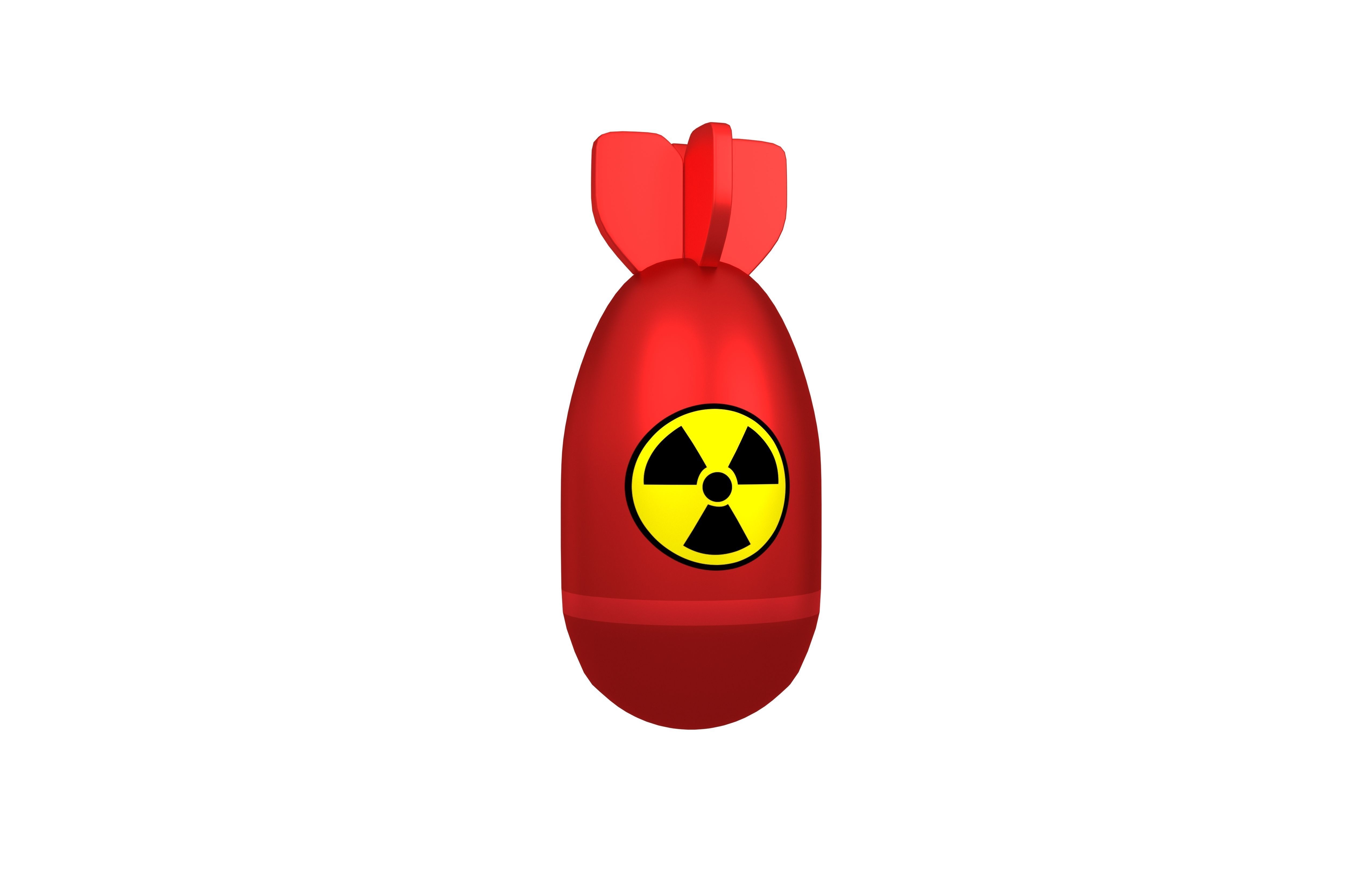 Nuclear Bomb v1 006 Low-poly 3D model_2