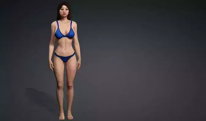 High quality character for Unreal Blender and Unity