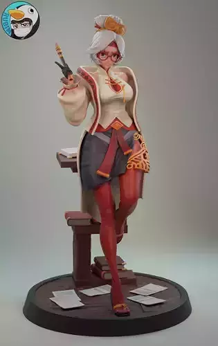Legend of Zelda Purah 3D print model