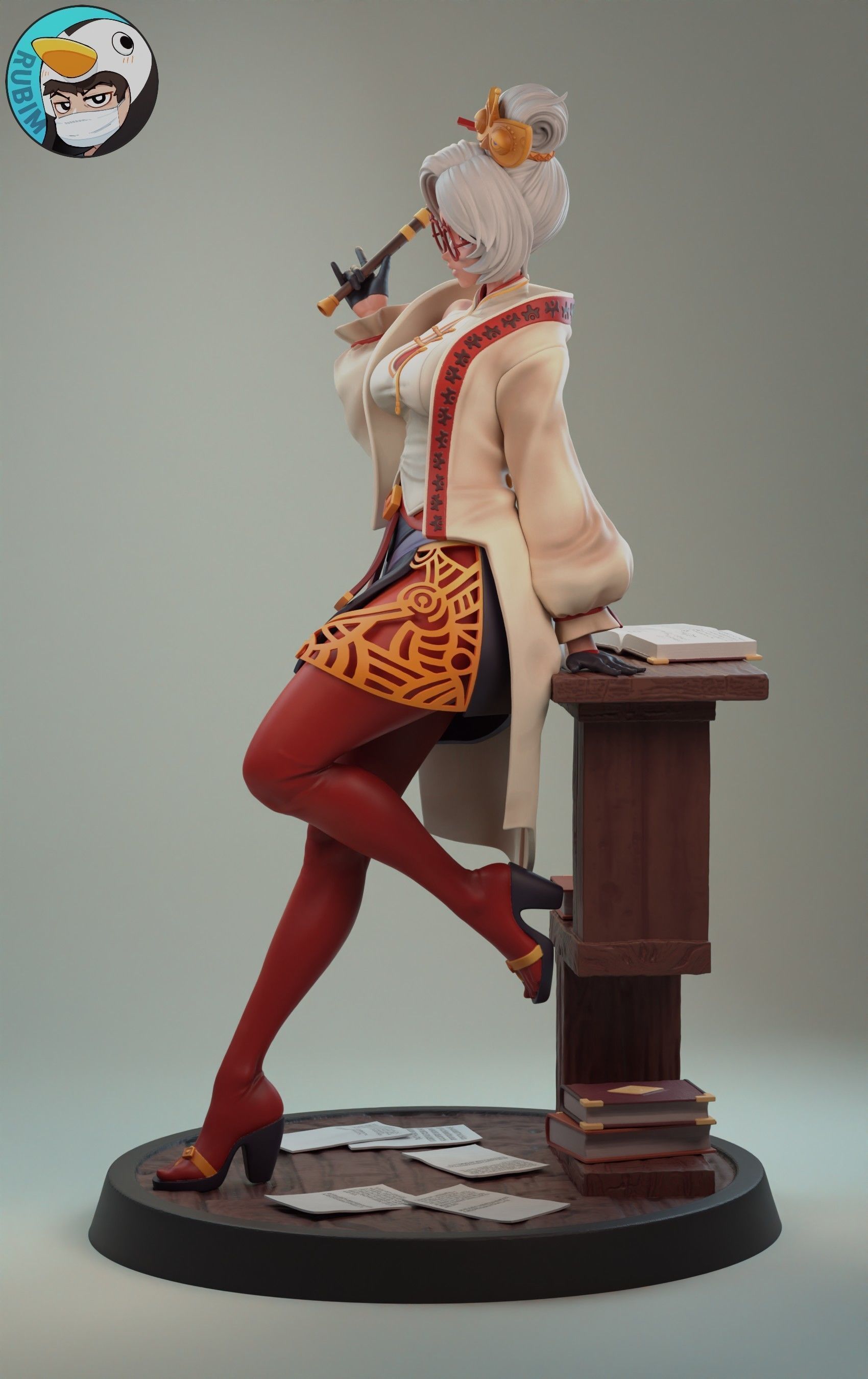 Legend of Zelda Purah 3D print model_2