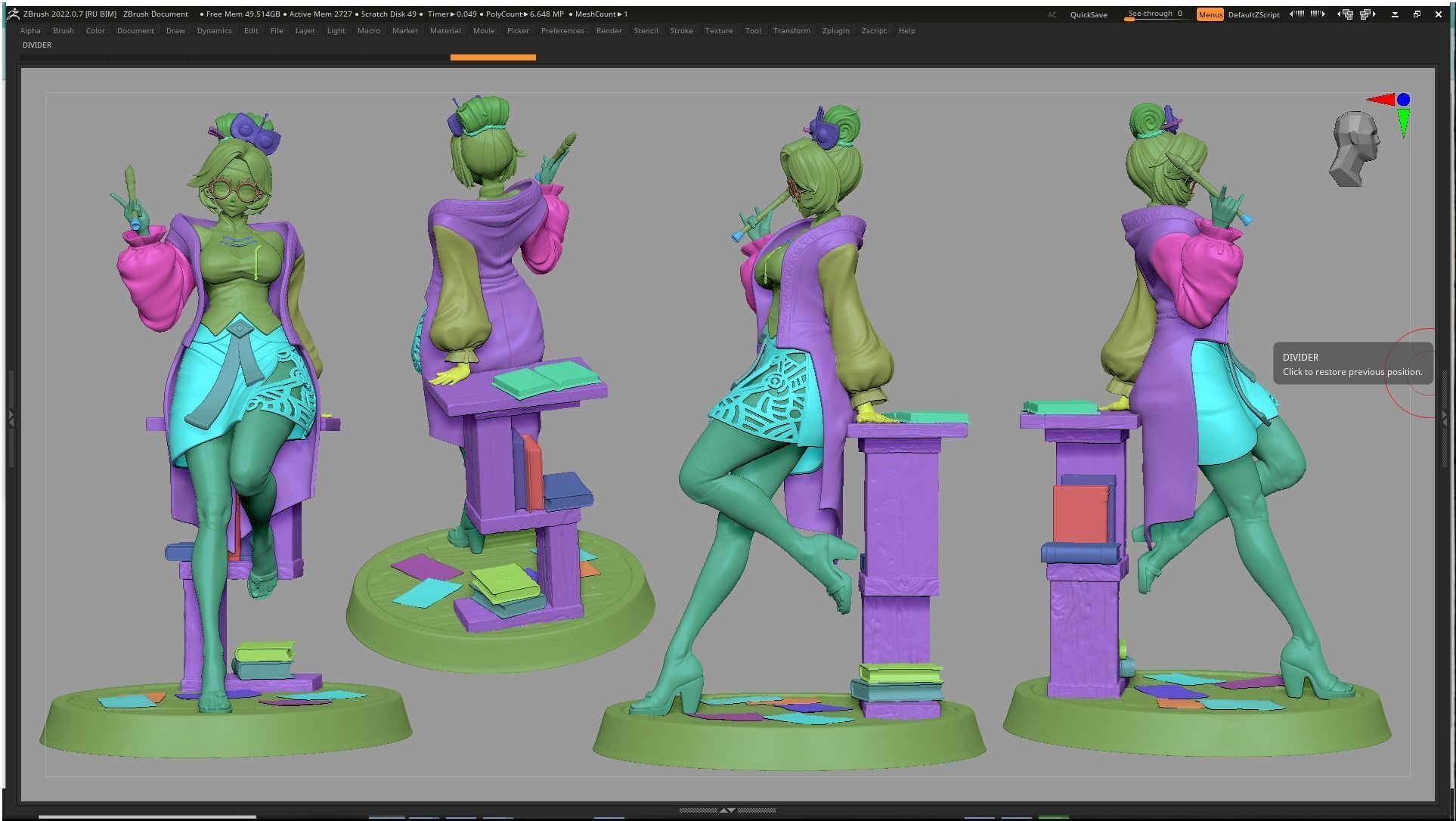 Legend of Zelda Purah 3D print model_6