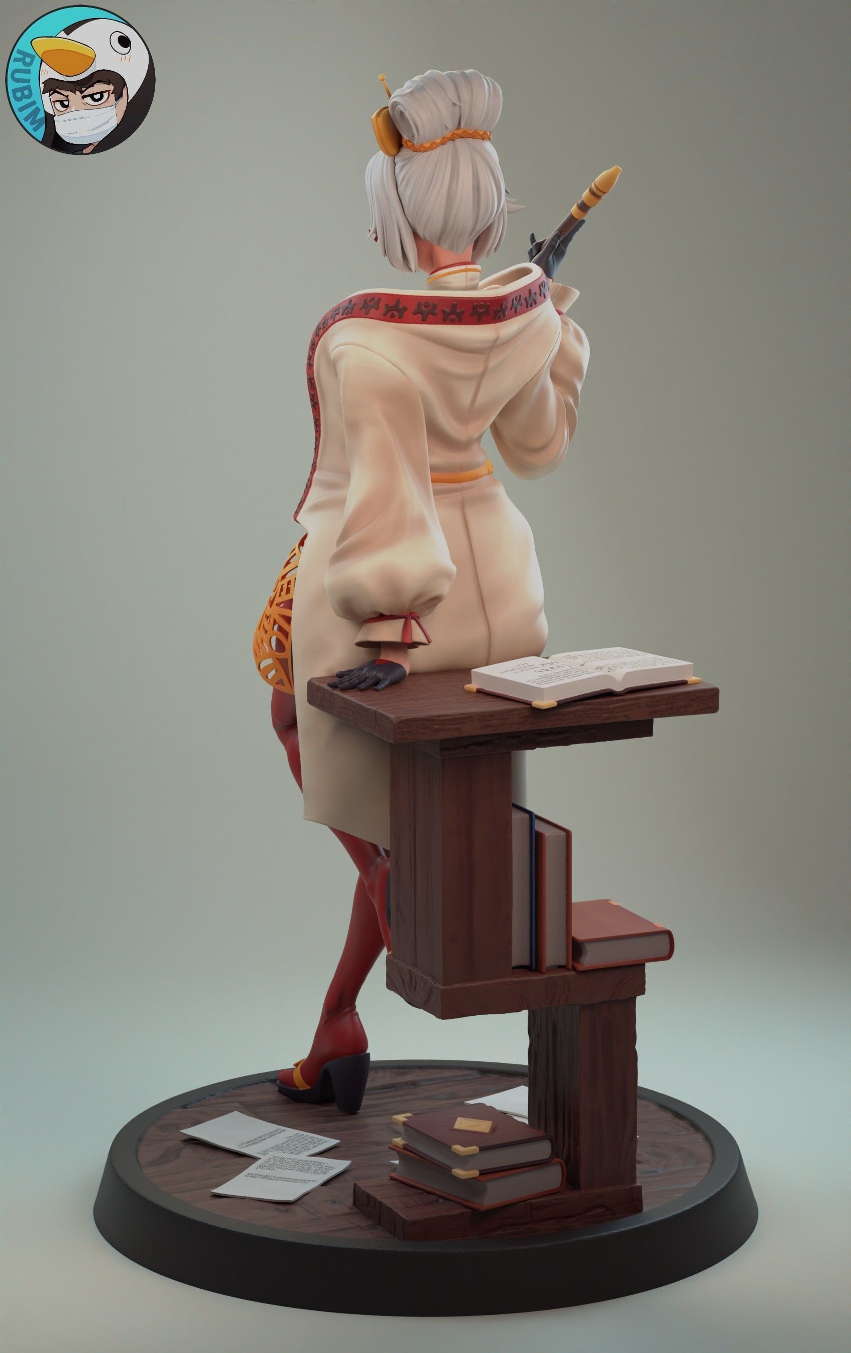 Legend of Zelda Purah 3D print model_1