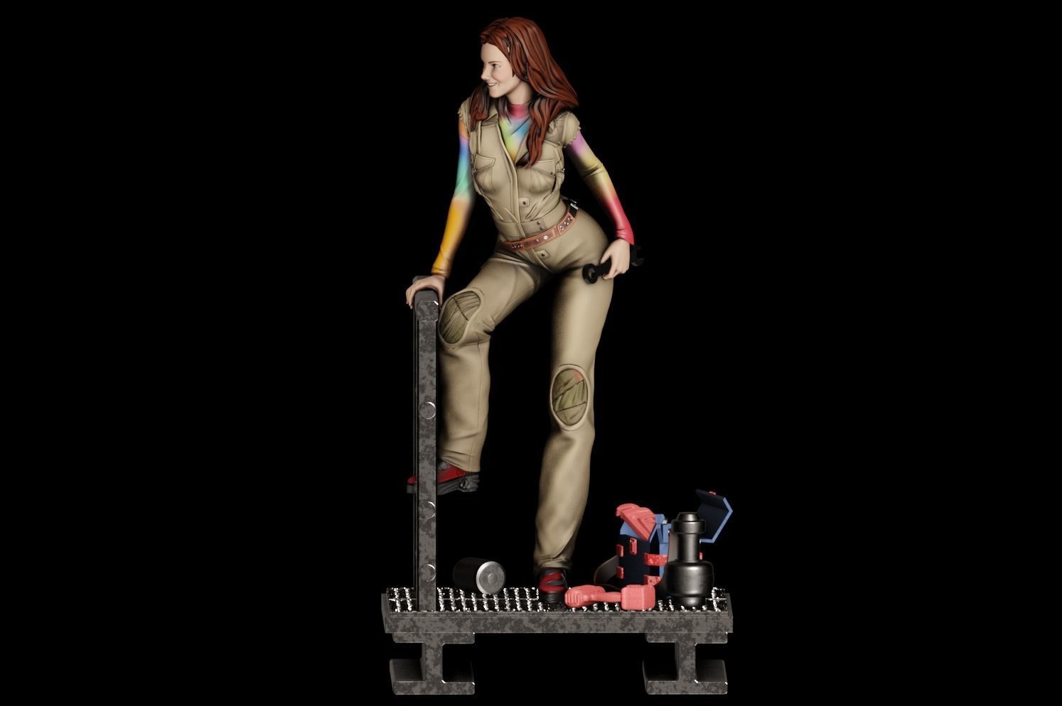Kaywinnet Lee Kaylee Frye - 1to10 statue STL file NSFW 3D print model_5