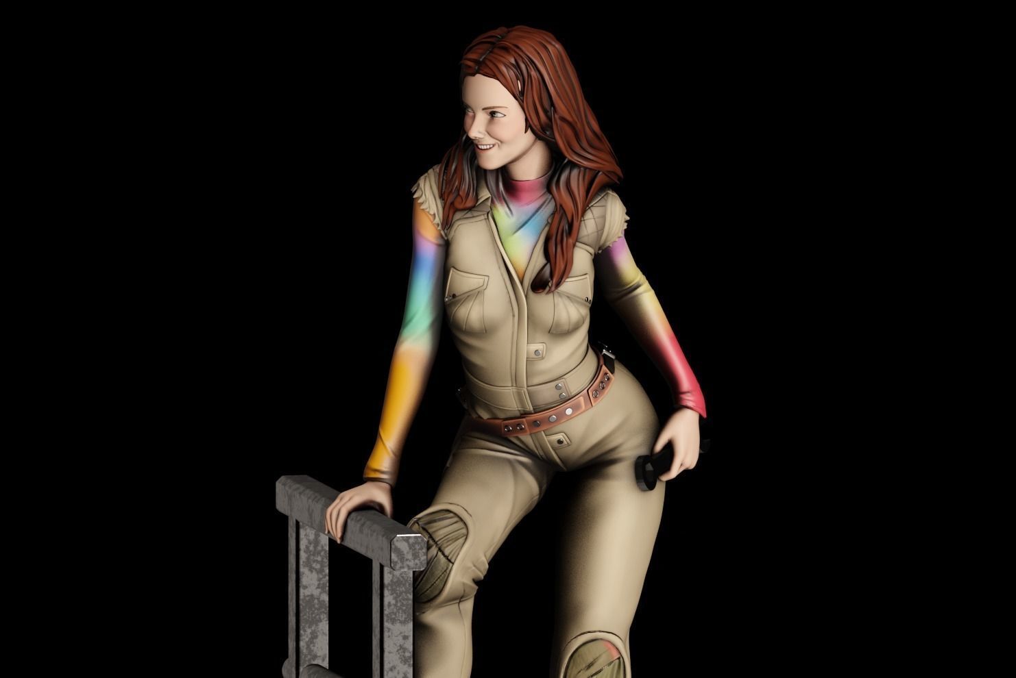 Kaywinnet Lee Kaylee Frye - 1to10 statue STL file NSFW 3D print model_14
