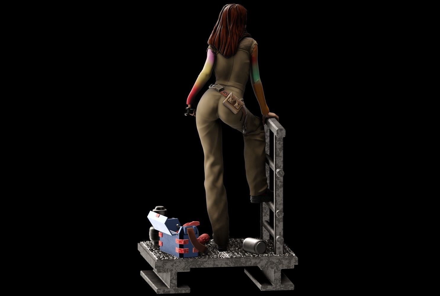 Kaywinnet Lee Kaylee Frye - 1to10 statue STL file NSFW 3D print model_8