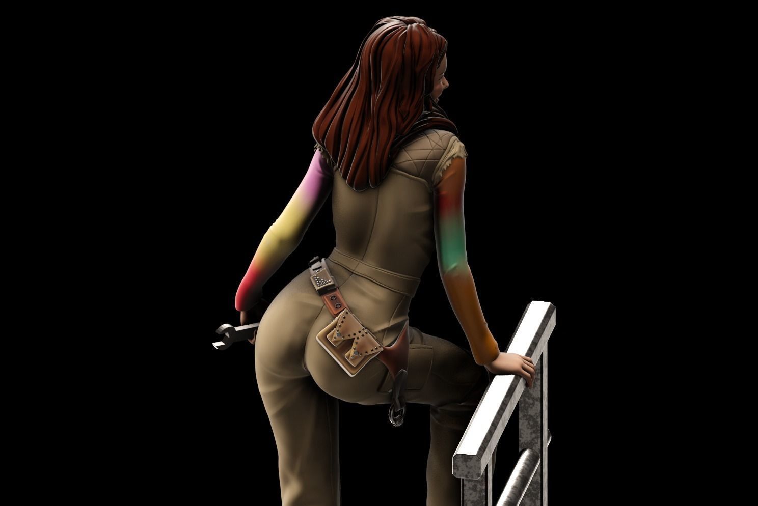 Kaywinnet Lee Kaylee Frye - 1to10 statue STL file NSFW 3D print model_15